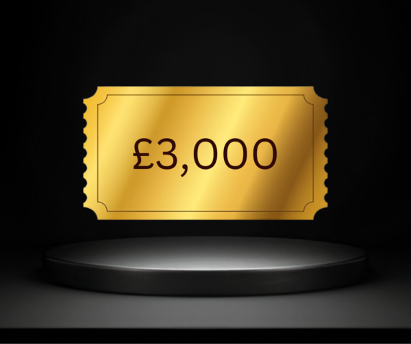 Win £3,000 Tax-Free Cash